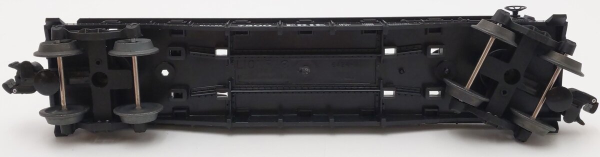 Lionel 6-19415 O Gauge Erie Flatcar #7200 w/ Trailer VG/Box
