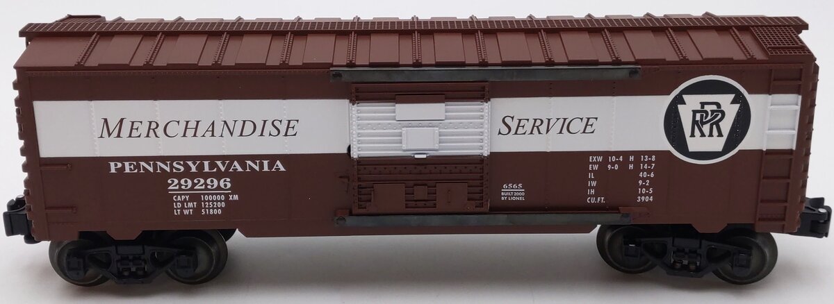 Lionel 6-29296 O Gauge 6565 Pennsylvania Merchandise Service Box Car LN/Box