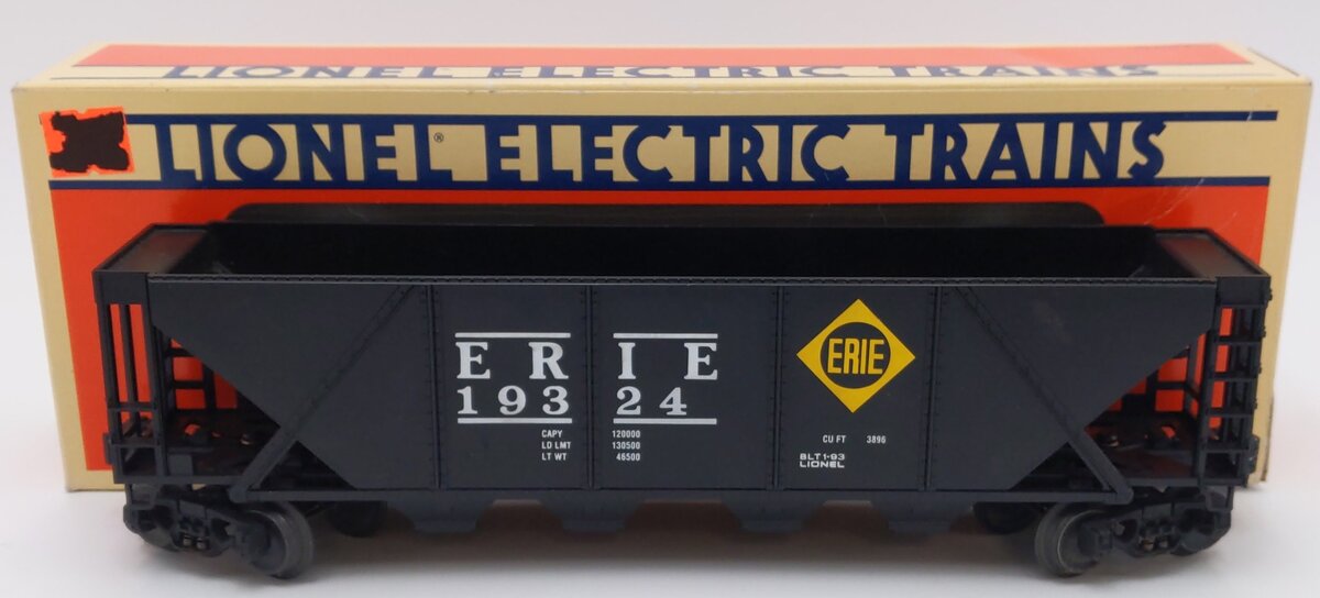 Lionel 6-19324 O Gauge Erie 4-Bay Hopper #19324 VG/Box