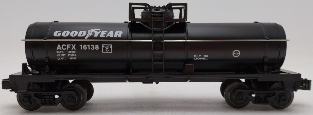 Lionel 6-16138 O Gauge ACFX Goodyear Single Dome Tank Car #16138 EX/Box