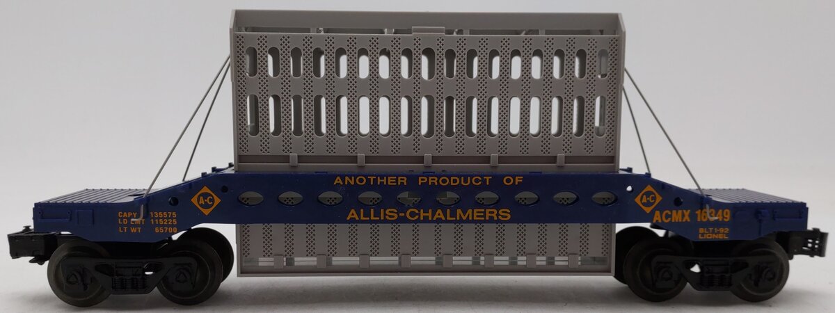 Lionel 6-16349 O Gauge Allis Chalmers Condenser Car EX/Box