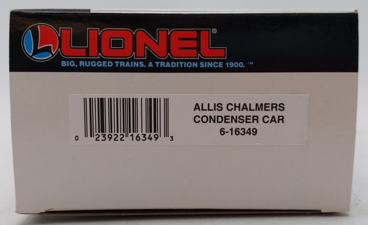Lionel 6-16349 O Gauge Allis Chalmers Condenser Car EX/Box