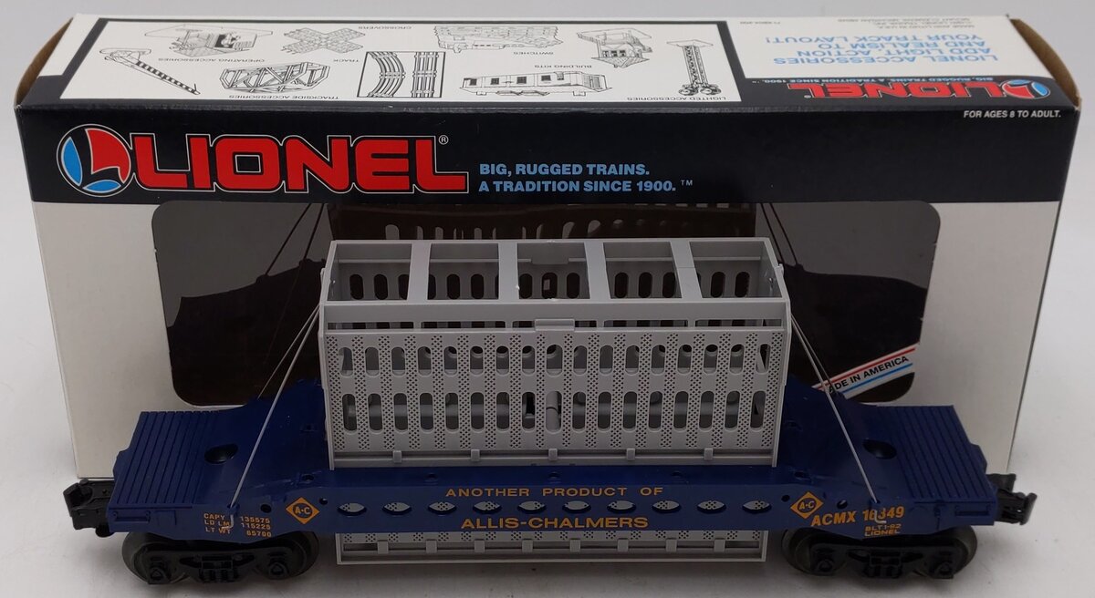 Lionel 6-16349 O Gauge Allis Chalmers Condenser Car EX/Box