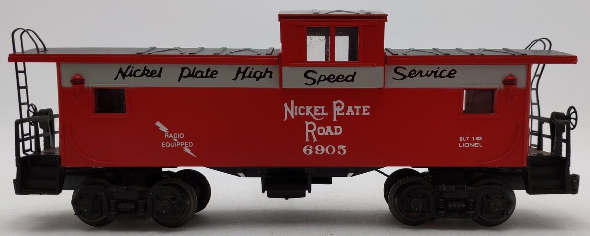 Lionel 6-6905 O Gauge Nickel Plate Road Illuminated Extended Vision Caboose EX/Box