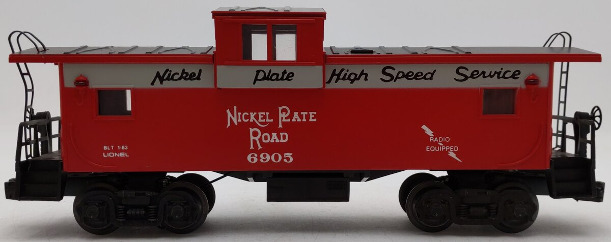 Lionel 6-6905 O Gauge Nickel Plate Road Illuminated Extended Vision Caboose EX/Box