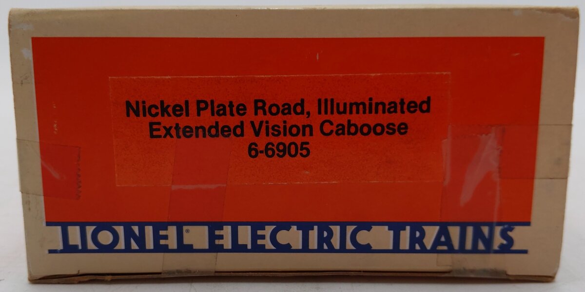 Lionel 6-6905 O Gauge Nickel Plate Road Illuminated Extended Vision Caboose EX/Box