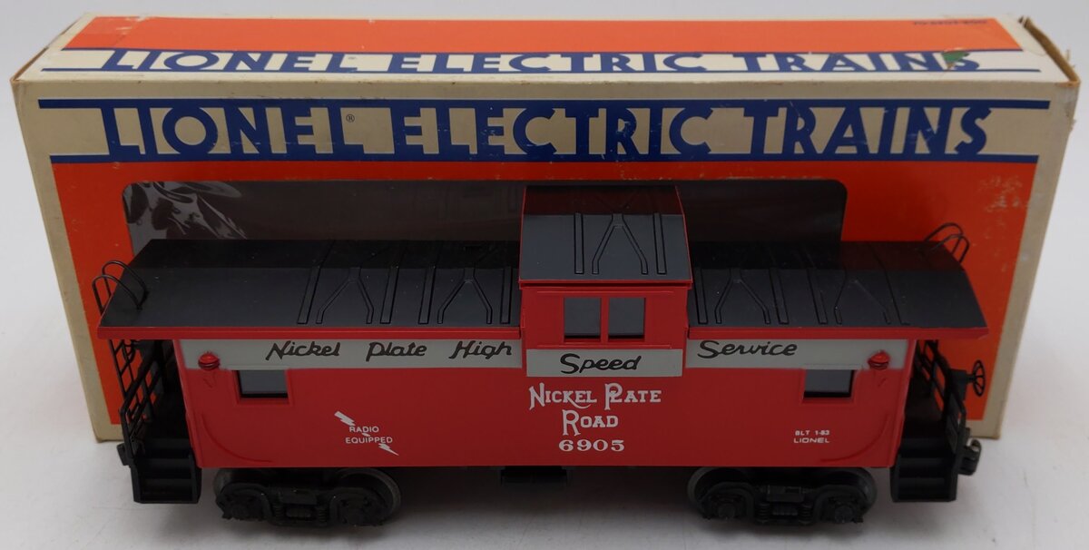 Lionel 6-6905 O Gauge Nickel Plate Road Illuminated Extended Vision Caboose EX/Box