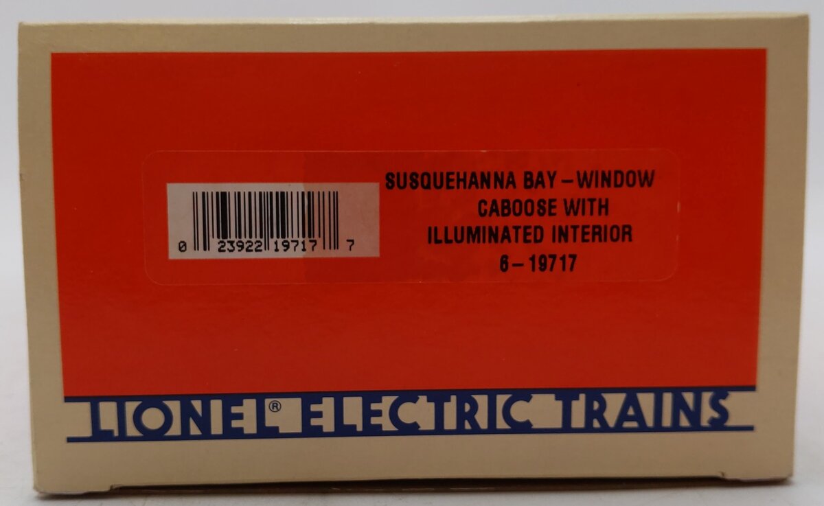 Lionel 6-19717 O Gauge Susquehanna Bay Window Caboose with Illuminated Interior EX/Box
