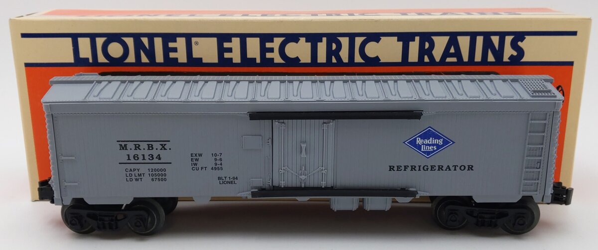 Lionel 6-16134 O Gauge Reading Reeferigerator Box Car #16134 LN/Box