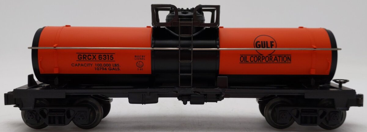 Lionel 6-19611 O Gauge Gulf Single Dome Tank Car #6315 EX/Box