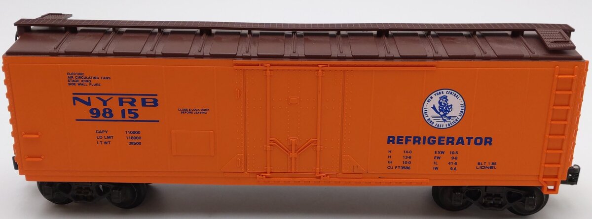 Lionel 6-9815 O Gauge New York Central Standard Refrigerator Car #9815 EX/Box