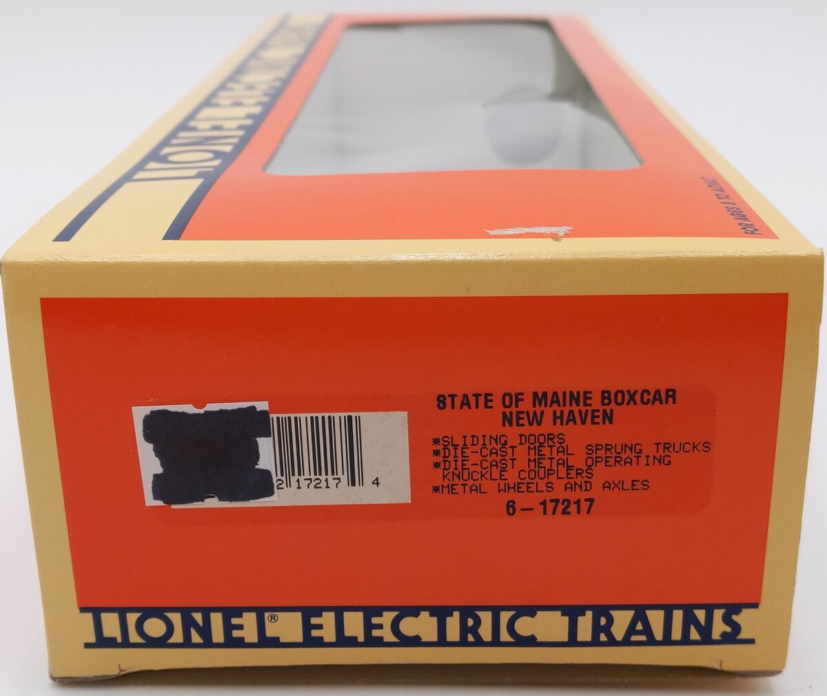 Lionel 6-17217 O Gauge State of Maine New Haven Boxcar #45003 LN/Box