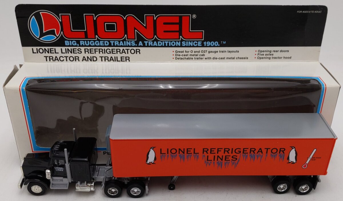 Lionel 6-12891 O Gauge Lionel Lines Refrigerator Tractor And Trailer EX/Box