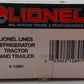 Lionel 6-12891 O Gauge Lionel Lines Refrigerator Tractor And Trailer EX/Box