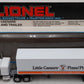 Lionel 6-12807 O Little Caesars Tractor & Trailer Truck EX/Box