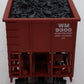 Lionel 6-17129 O Gauge Western Maryland 3-Bay Hopper Car w/Coal Load #9300 EX/Box