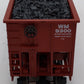 Lionel 6-17129 O Gauge Western Maryland 3-Bay Hopper Car w/Coal Load #9300 EX/Box