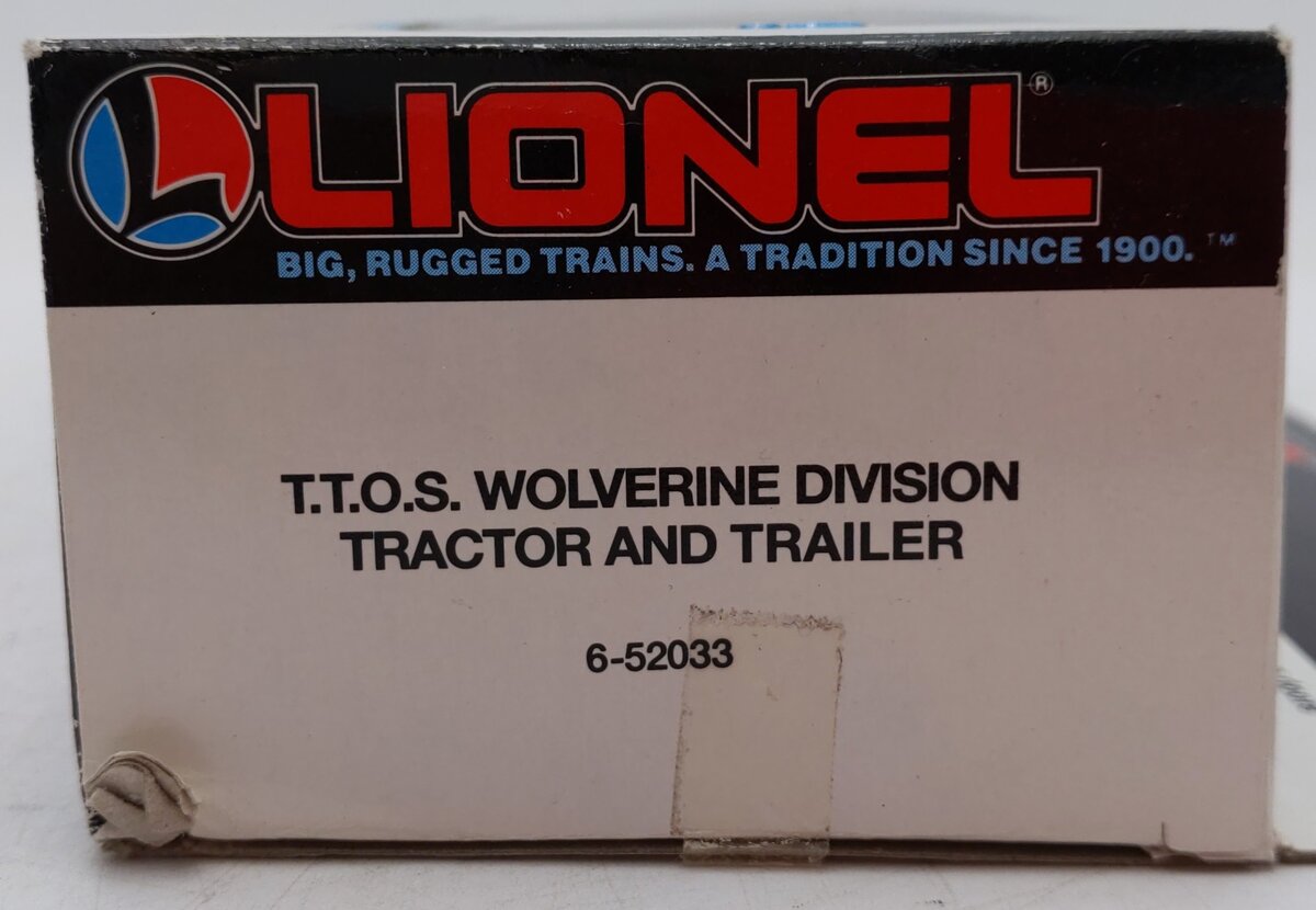 Lionel 6-52033 O Gauge Lionel Lines Tractor Trailer Truck EX/Box