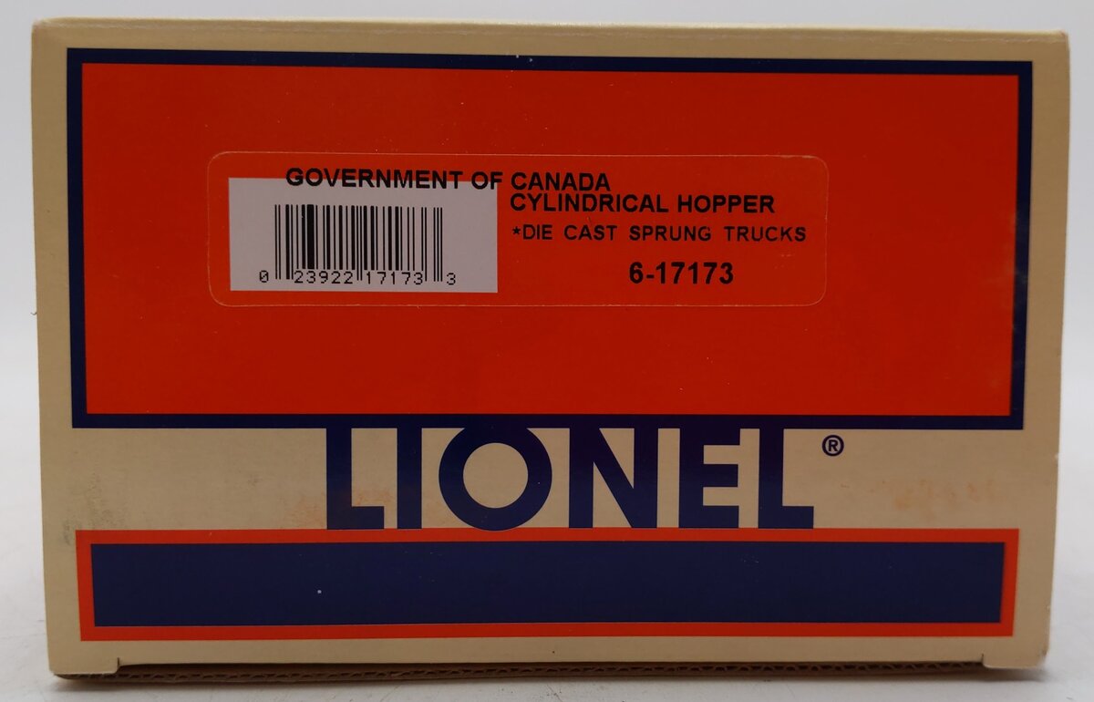 Lionel 6-17173 O Gauge Government of Canada Hopper #111031 EX/Box