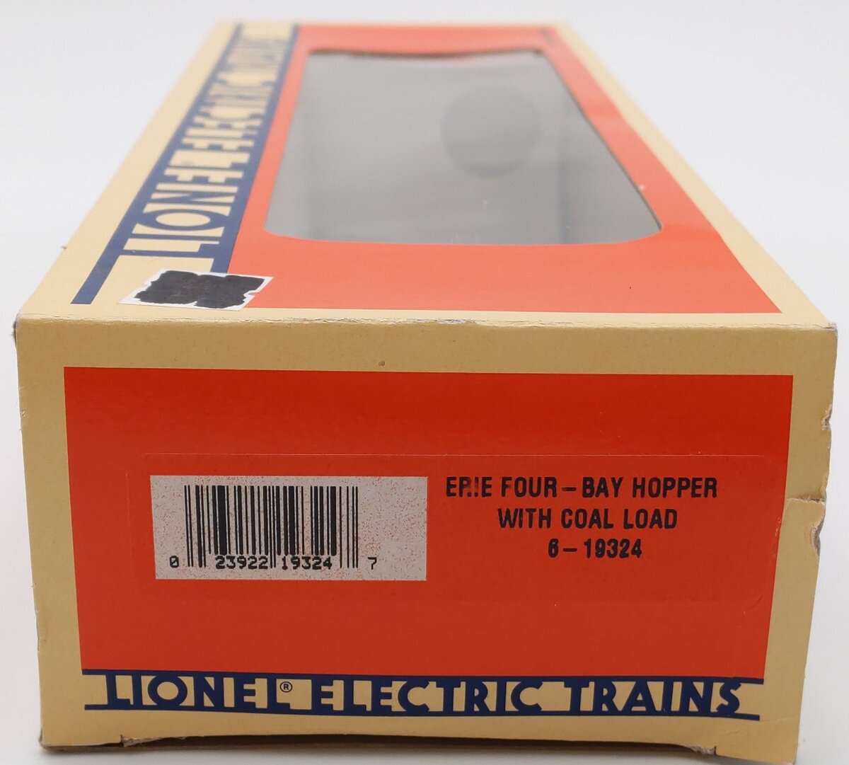 Lionel 6-19324 O Gauge Erie 4-Bay Hopper #19324 with Coal Load LN/Box