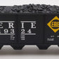 Lionel 6-19324 O Gauge Erie 4-Bay Hopper #19324 with Coal Load LN/Box