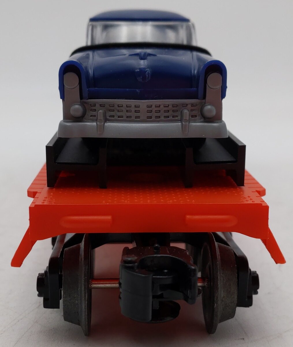 Lionel 6-16933 O Gauge Lionel Lines Flatcar with 2 Blue Automobiles EX/Box