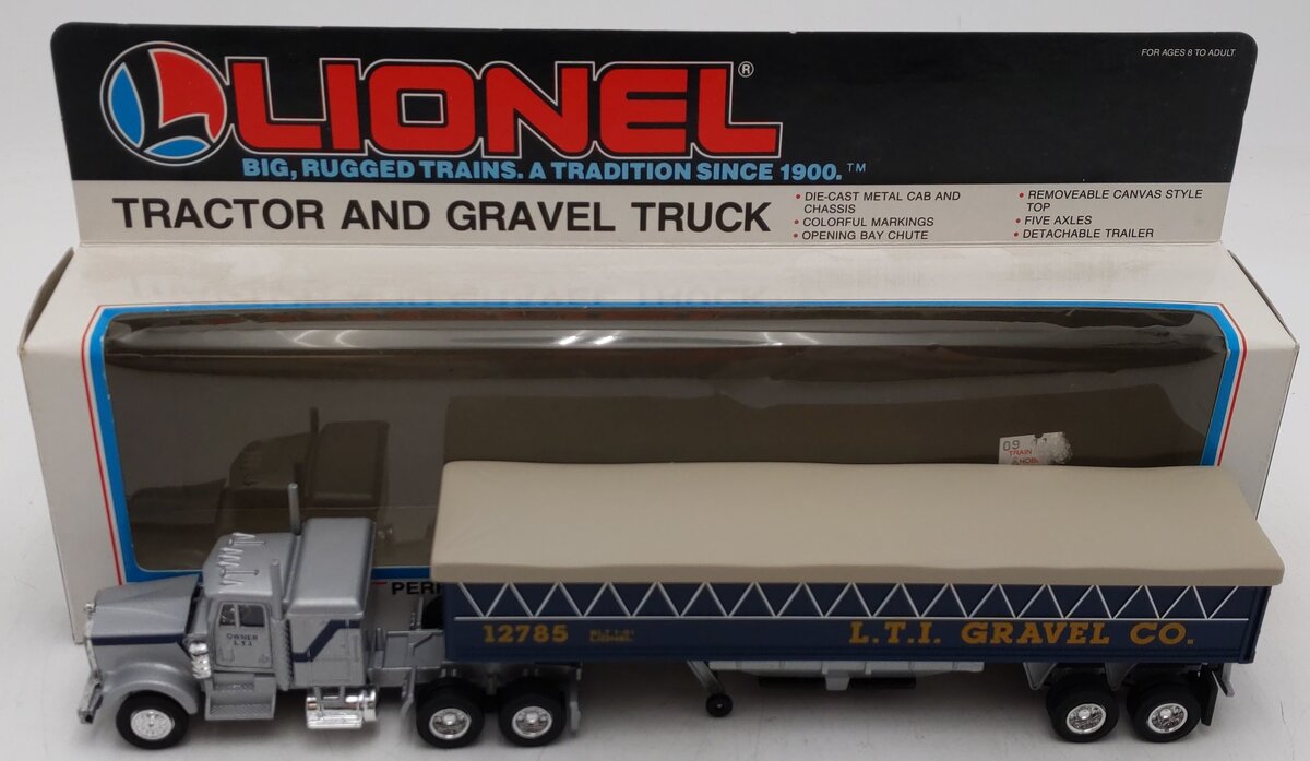 Lionel 6-12785 O Gauge Lionel Gravel Company Tractor & Gravel Truck EX/Box
