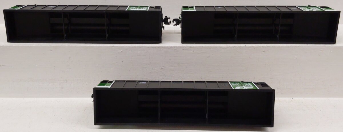 Lionel 6-17417 O Gauge Burlington Northern Rotary Bathtub Gondolas (Set of 3) LN/Box