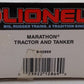 Lionel 6-12869 O Gauge Marathon Tractor & Tanker Truck EX/Box