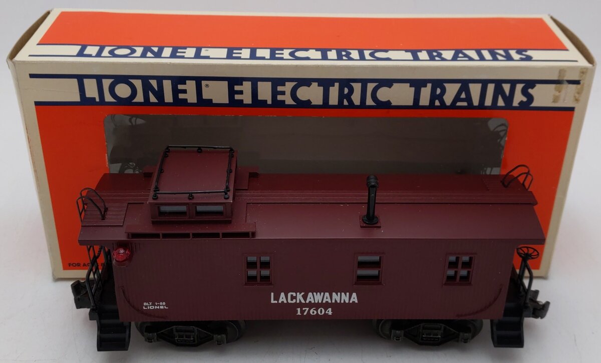 Lionel 6-17604 O Gauge Delaware, Lackawanna & Western Standard Caboose EX/Box