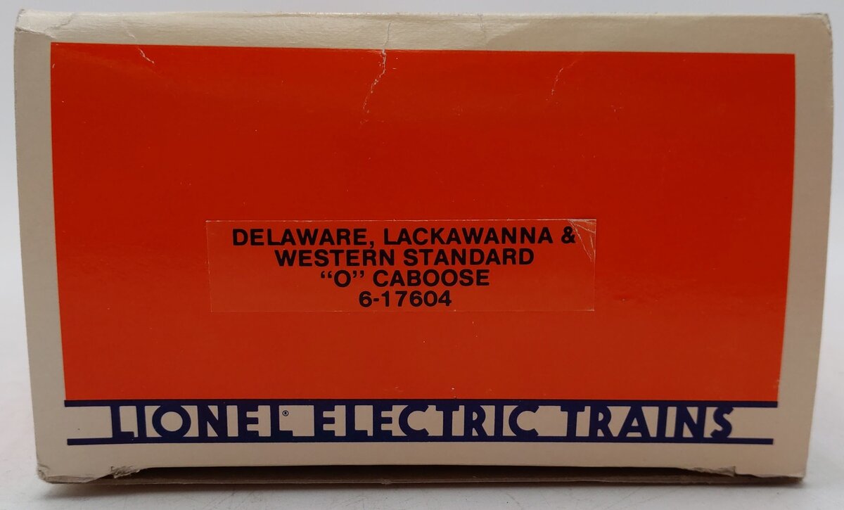 Lionel 6-17604 O Gauge Delaware, Lackawanna & Western Standard Caboose EX/Box