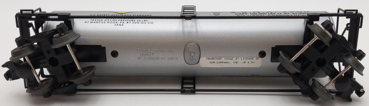 Lionel 6-17910 O Gauge Sunoco Unibody Tank Car #7900 EX/Box