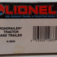 Lionel 6-12833 O 1:48 Scale RoadRailer Tractor & Trailer Truck EX/Box