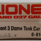 Lionel 6-9148 O Gauge DuPont Triple Dome Tank Car #9148 EX/Box