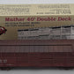 Proto 2000 109004 HO Scale GM&O Mather Double Deck Stock Car Custom Weathered EX/Box