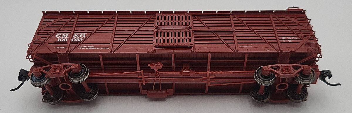 Proto 2000 109033 HO Scale GM&O Mather 40' Double Deck Stock Car LN/Box