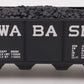 Lionel 6-16417 O Gauge Wabash 4-Bay Covered Hopper with Coal Load EX/Box