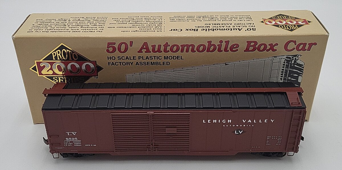 Proto 2000 21779 HO Scale Lehigh Valley Boxcar #8595 LN/Box