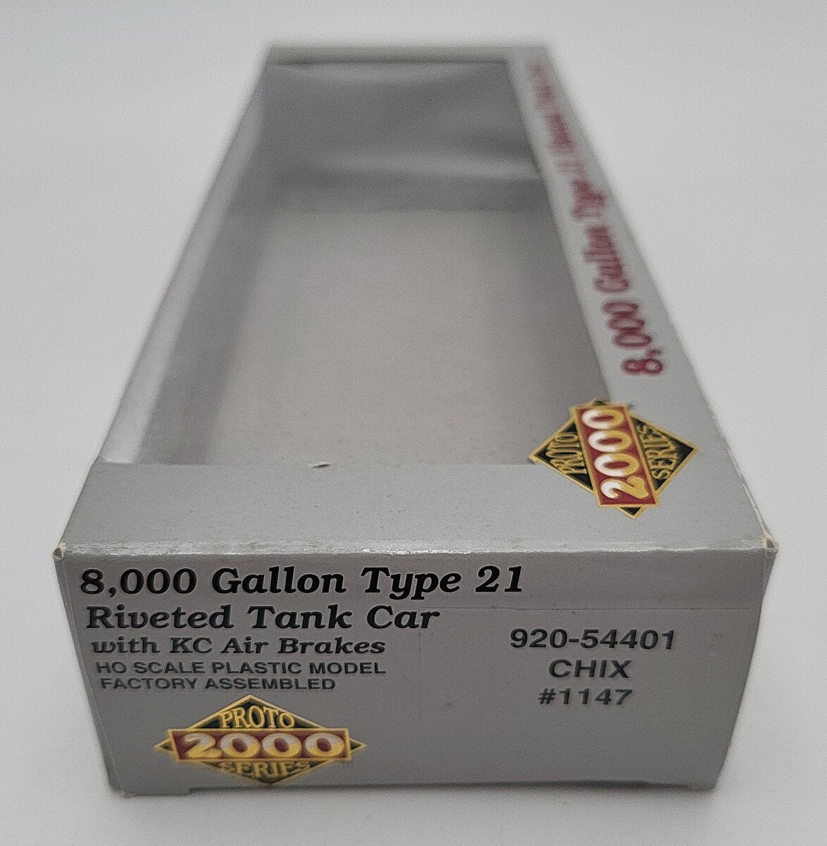 Proto 2000 920-54401 HO Chicago 8000 Gal Type 21Tank Car #1147 EX/Box