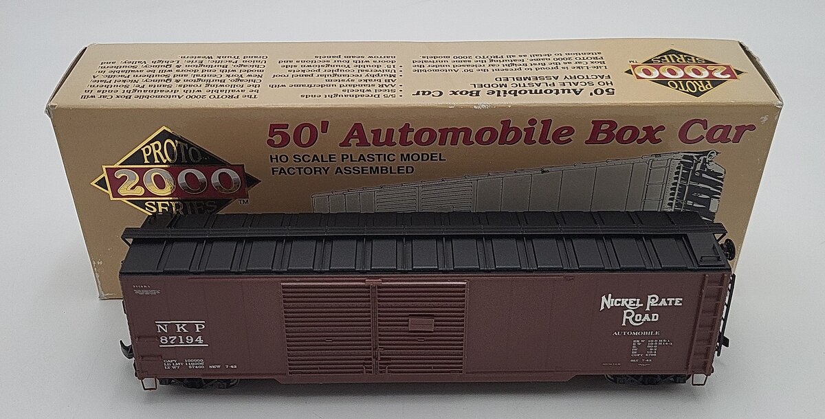 Proto 2000 87194 HO Scale Nickel Plate Road Boxcar #87194 LN/Box