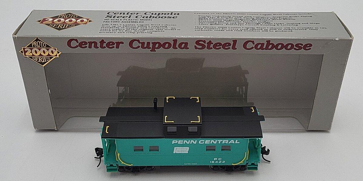 Proto 2000 8566 HO Scale Penn Central Caboose Car #18422 LN/Box