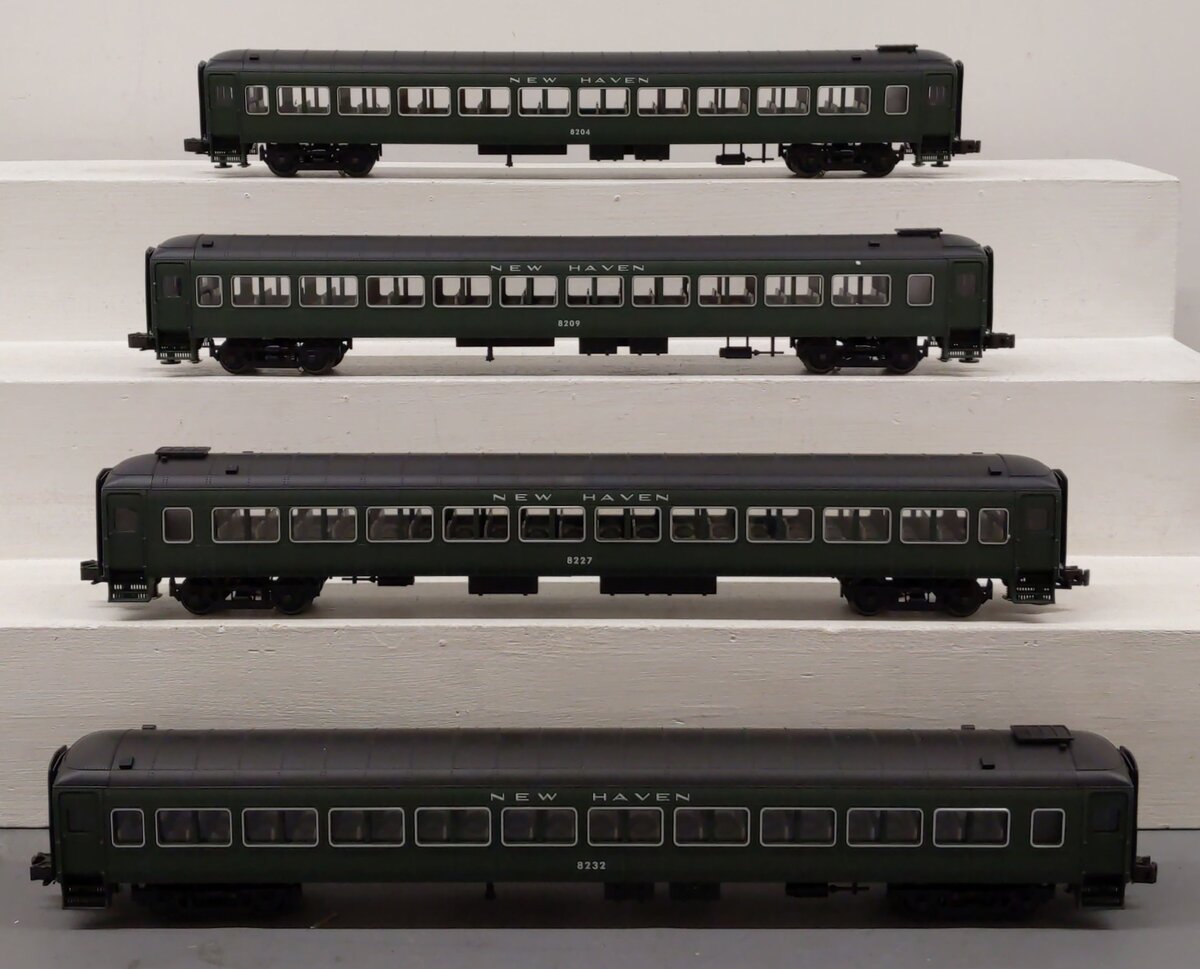 Weaver G1235L O Gauge New Haven 4-Car Passenger Set (3-Rail) EX/Box