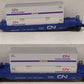 Lionel 6-16912 O Gauge Canadian National Maxi-Stack Intermodal Cars VG