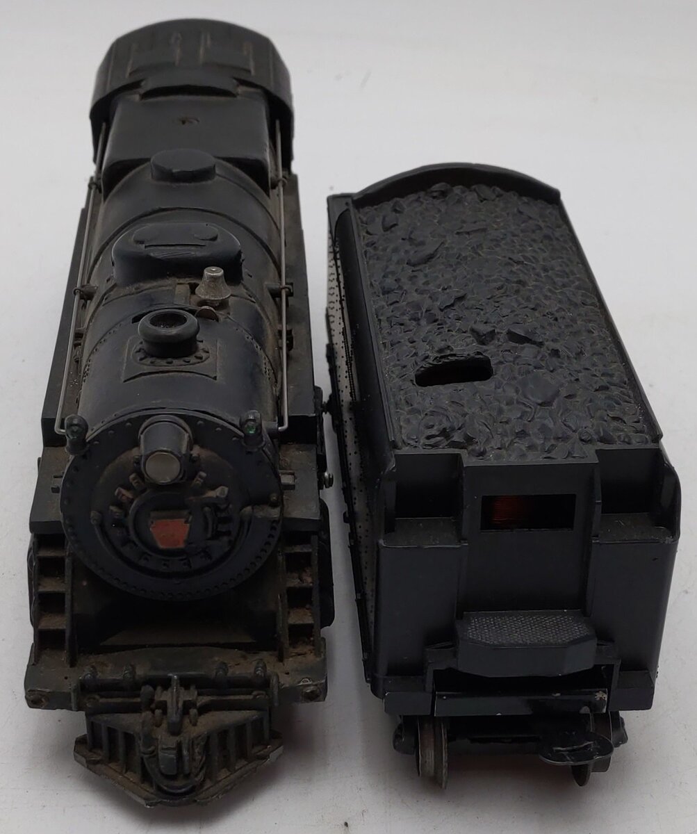 Lionel 2035 Vintage O 2-6-4 Die-Cast Postwar Steam Locomotive with 6466W Tender VG