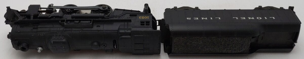 Lionel Vintage 8632 O Gauge 4-4-2 Steam Locomotive #1053 w/ Tender 2046W VG