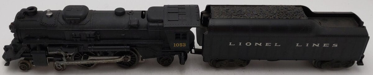 Lionel Vintage 8632 O Gauge 4-4-2 Steam Locomotive #1053 w/ Tender 2046W VG