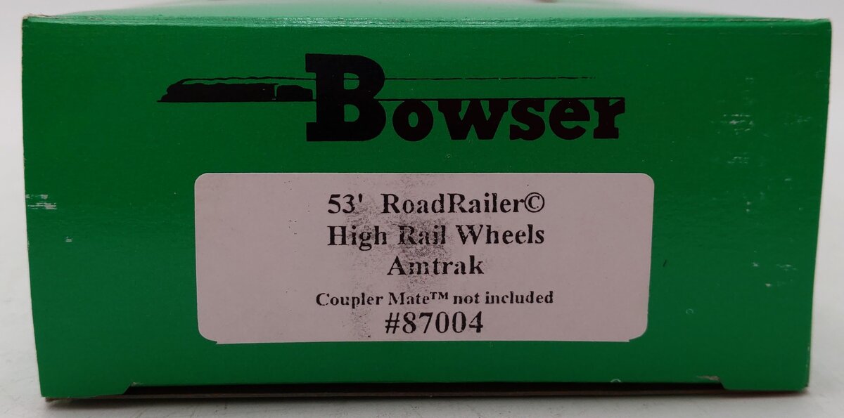 Bowser 87004 O Gauge Amtrak 53' RoadRailer #410001 EX/Box