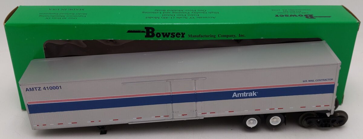 Bowser 87004 O Gauge Amtrak 53' RoadRailer #410001 EX/Box