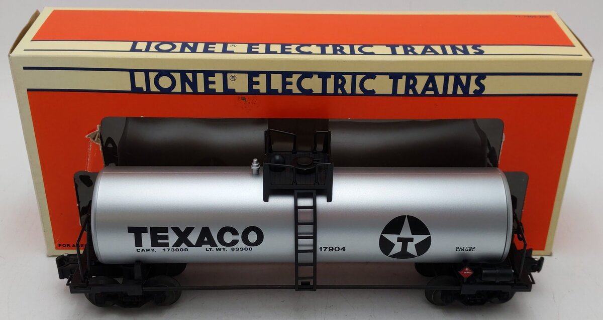 Lionel 6-17904 O Gauge Texaco Unibody Tank Car #17904 EX/Box