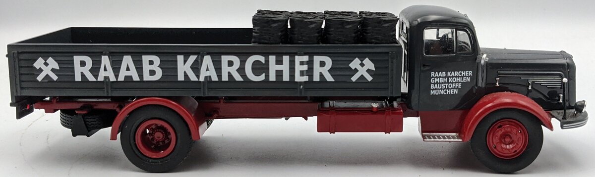 IXO Models 1:43 Mercedes-Benz L-325 Raab Karcher Flatbed Truck LN